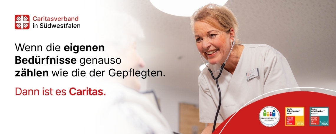 (gerontopsychiatrische) Pflegefachkräfte und Pflegefachassistenzen (m/w/d) (20260806) Standort Attendorn, 1. Bild